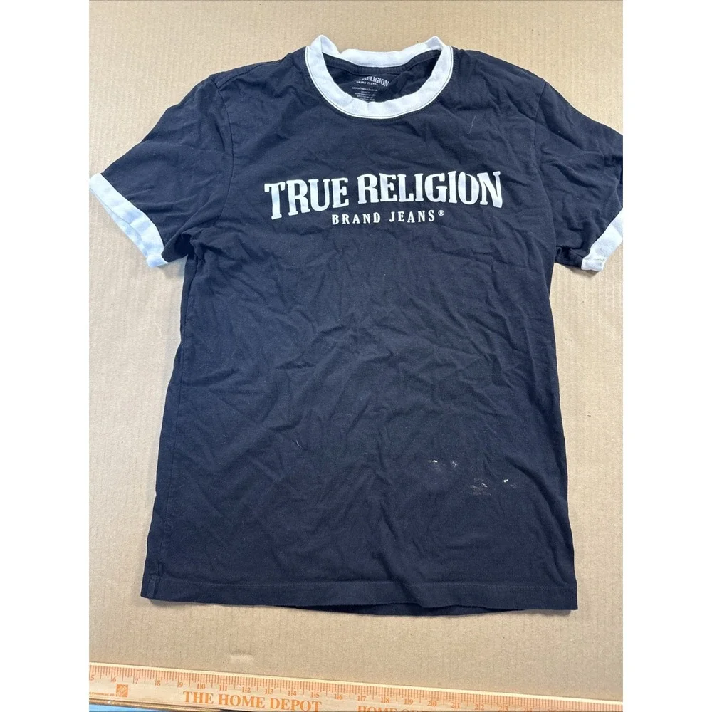 True Religion Short Sleeve Shirt Medium Logo Tee